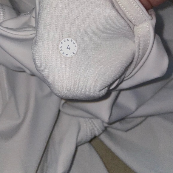 LULULEMON - White Leggings with Mesh Detail Size 4 - Picture 5 of 7